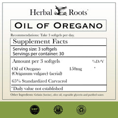Herbal Roots close-up de cápsulas destacando su textura y facilidad de tragar