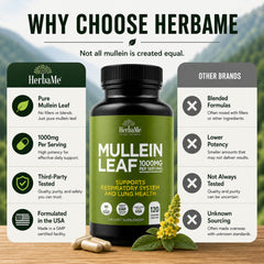 HerbaMe etiqueta nutricional en detalle mostrando calidad