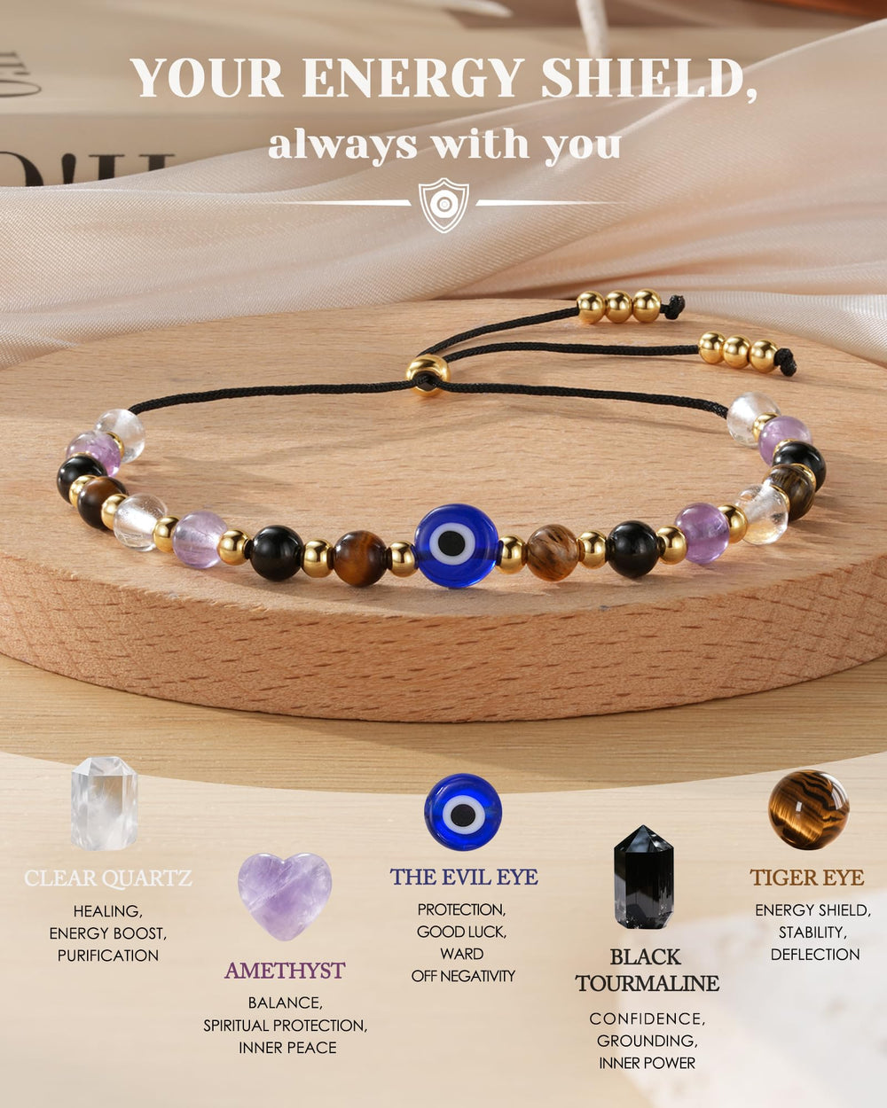 HGDEER empaque en bolsa de terciopelo con tarjeta, ideal para regalar