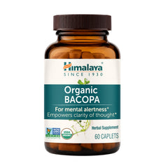 Himalaya frente del paquete mostrando certificación orgánica y beneficio cognitivo