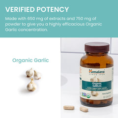 Himalaya primer plano del extracto de ajo que resalta pureza