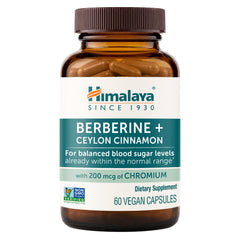 Himalaya frente del envase mostrando 60 cápsulas y beneficios visibles