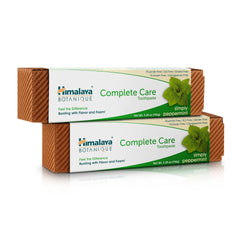 Himalaya tubo frente menta poleo mostrando marca y frescura