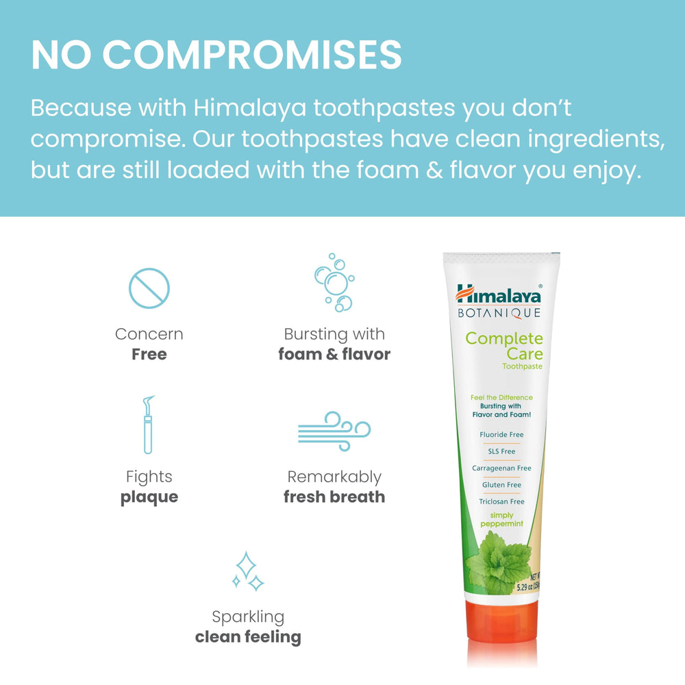 Himalaya crema en cepillo listo para cepillado y sensación de frescor