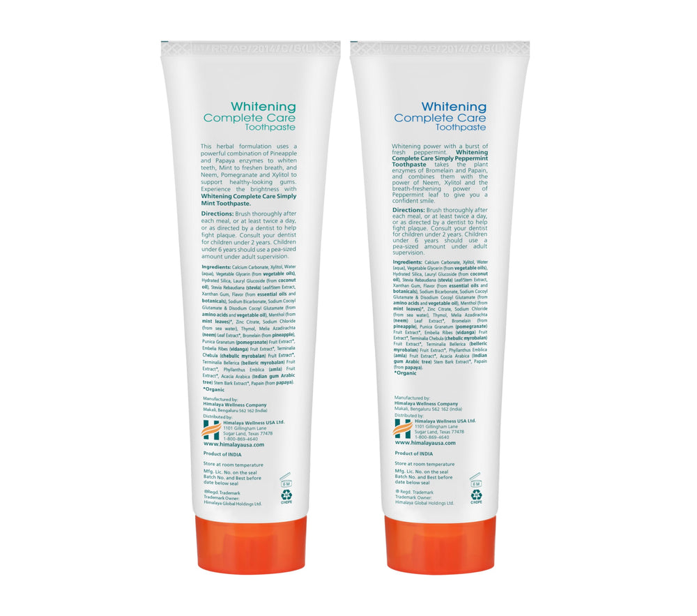 Himalaya detalle de la pasta en tubo mostrando textura y espuma suave