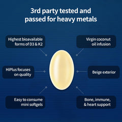 HiPlus estuche con 300 cápsulas, práctico para dosis diaria