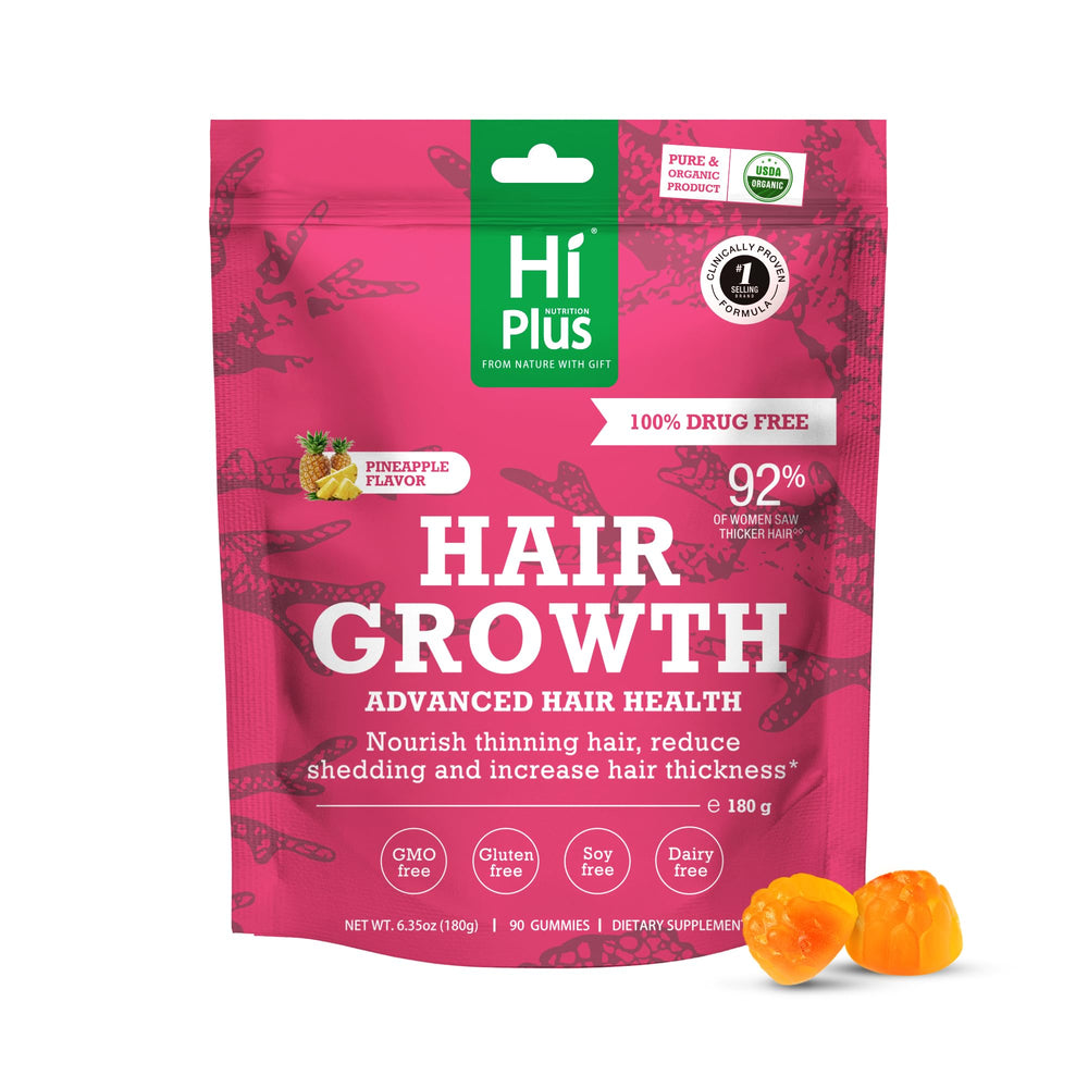 HiPlus gominolas en botella con sabor piña para uso diario