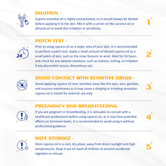 HIQILI aceite ciprés para aroma en hogar y oficina.