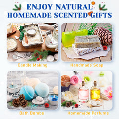 HIQILI Aceite de Pino para velas y productos caseros, aroma calido.