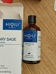 HIQILI Aceite esencial de salvia: ideal para masajes con aceite portador.