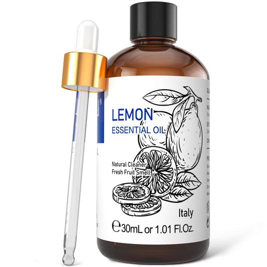 HIQILI Aceite Limón: botella con cuentagotas para limpieza suave y precisa.