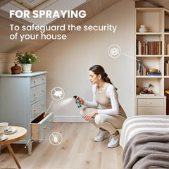 HIQILI Aceite de menta en atomizador para casa, ofrece sensación refrescante.