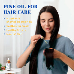 HIQILI aroma de pino ideal para masajes y bienestar.