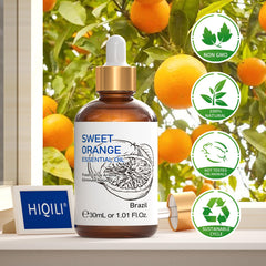 HIQILI certificados GC/MS para aceite de naranja puro