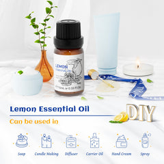 HIQILI limón aceite esencial masaje corporal suave con aceite portador