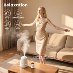 HIQILI masaje con aceite de incienso para relajación muscular suave.