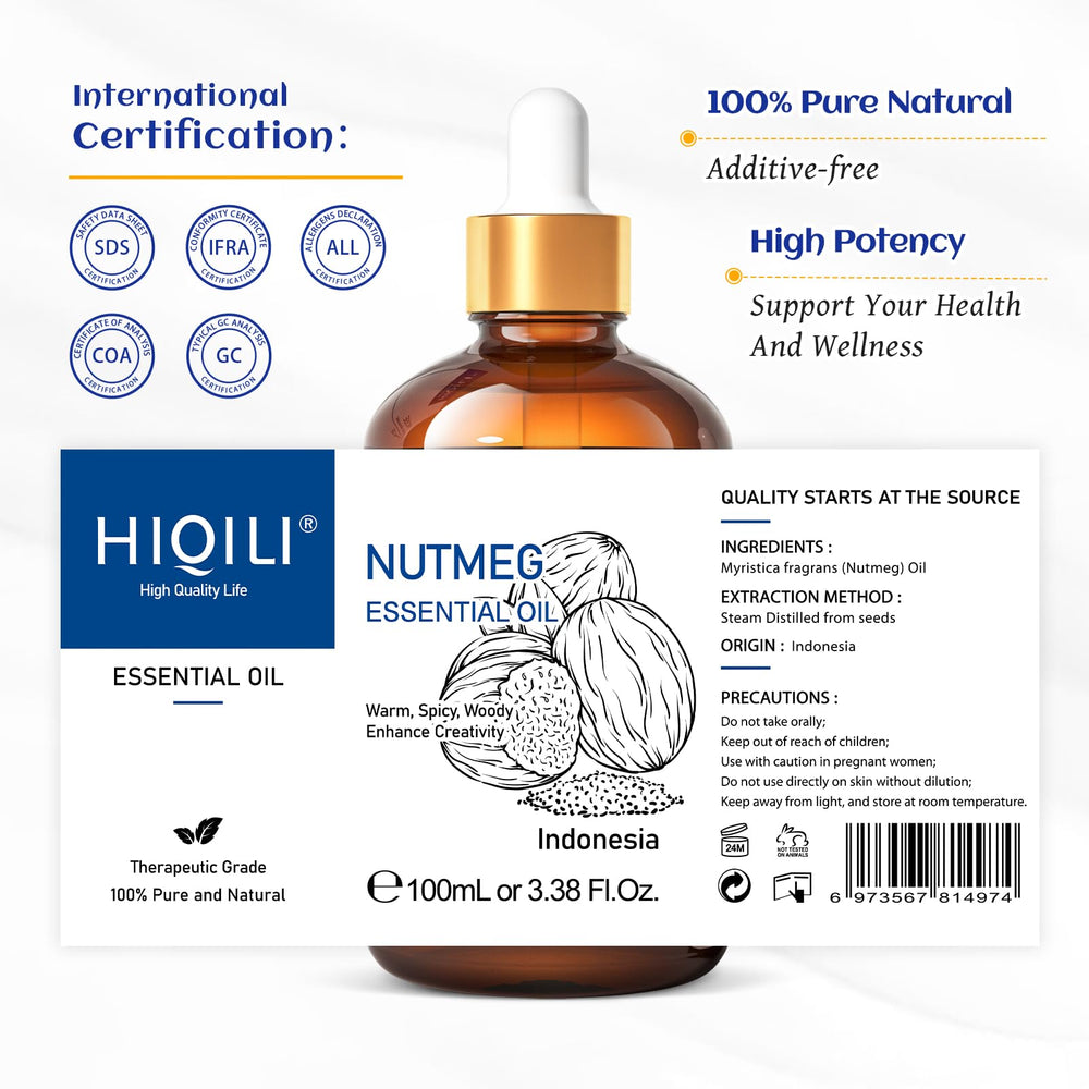 HIQILI Aceite natural sin aditivos para usos múltiples y aromáticos.