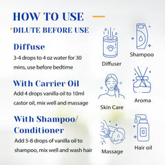 HIQILI Vanilla Aceite Esencial: envase ambar protege la calidad