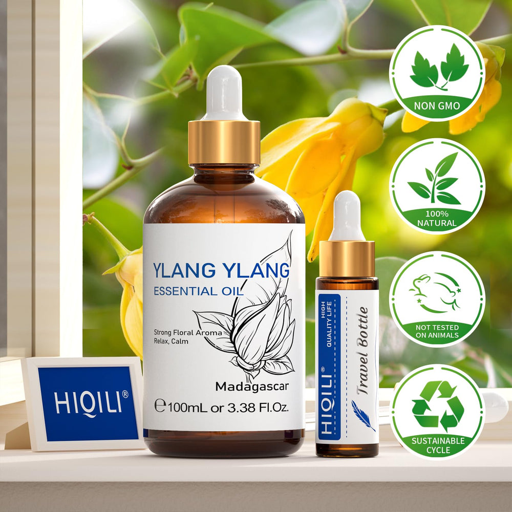 HIQILI Ylang-Ylang envase de viaje de 10 ml para llevar