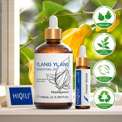 HIQILI Ylang-Ylang envase de viaje de 10 ml para llevar