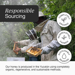HNY+ miel silvestre orgánica y sales marinas como base natural