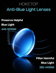 HOKETOP lentes claras de resina sin tinte que mantienen colores