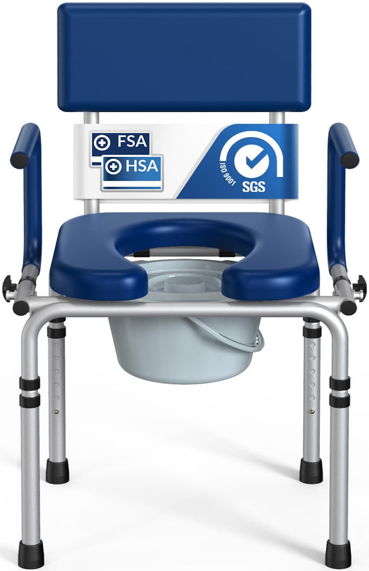 HOLYHEAL vista frontal de la silla comoda, fácil acceso y seguridad