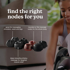 HoMedics conjunto de accesorios para personalizar intensidad y textura