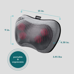 Homedics conectada a cargador indicando recarga para uso inalámbrico