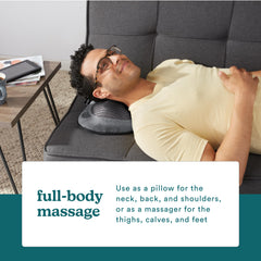 Homedics masajeando pies para confort y recuperación tras caminar