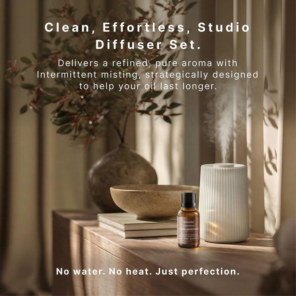 Homedics textura acanalada del exterior que aporta estilo decorativo