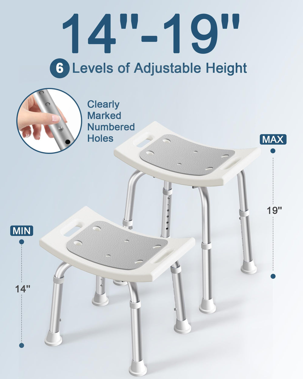 homland asiento visto desde arriba con corte ergonómico cómodo