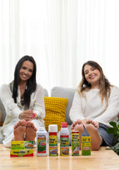 HONGO KILLER etiqueta con instrucciones y beneficios claros