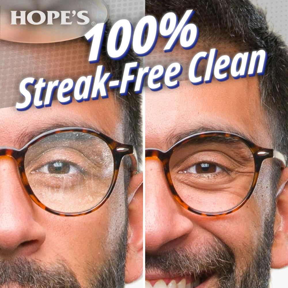 HOPE'S aplicación del spray en gafas de sol para limpieza rápida y eficaz