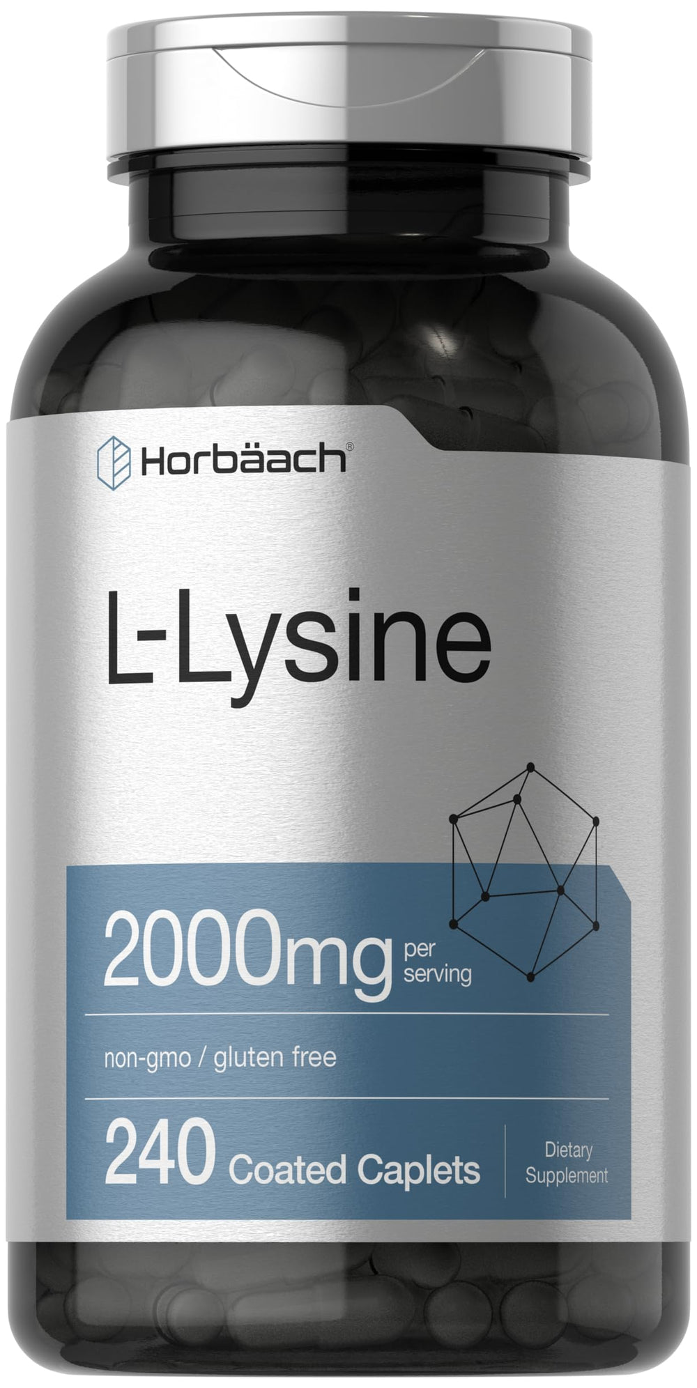 Horbäach botella frontal mostrando etiqueta y beneficio de pureza