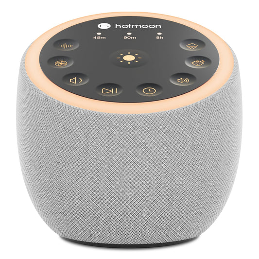 Hotmoon Cocoon 2 vista frontal mostrando diseño compacto y botones, mejora descanso