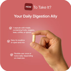 No-Fenol on fruits and vegetables for fiber digestion.