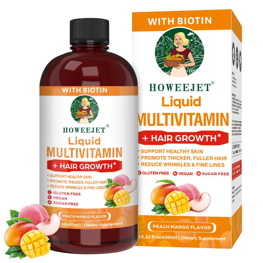 HOWEEJET botella líquida para crecimiento del cabello y salud de la piel