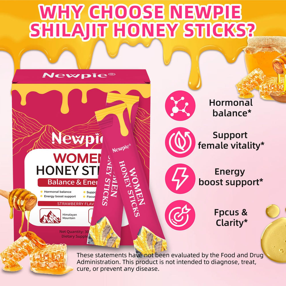 HOWEEJET Shilajit Miel Inmunidad Apoyo: fortaleza natural para el sistema inmunitario