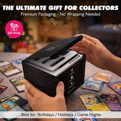 HUBRV caja premium con diseño cyberpunk para almacenamiento y regalo elegante