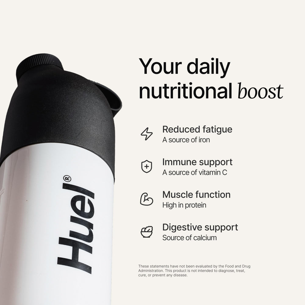 Huel batido de chocolate listo para beber aporta proteína rápida