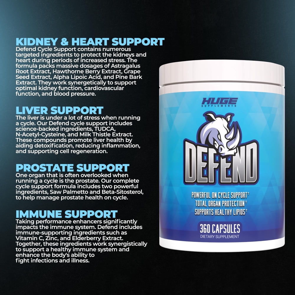 Huge Supplements defiend etiqueta ingredientes primer plano con información clave