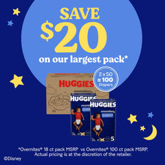 Huggies indicador de humedad que cambia color para señalar cambio necesario