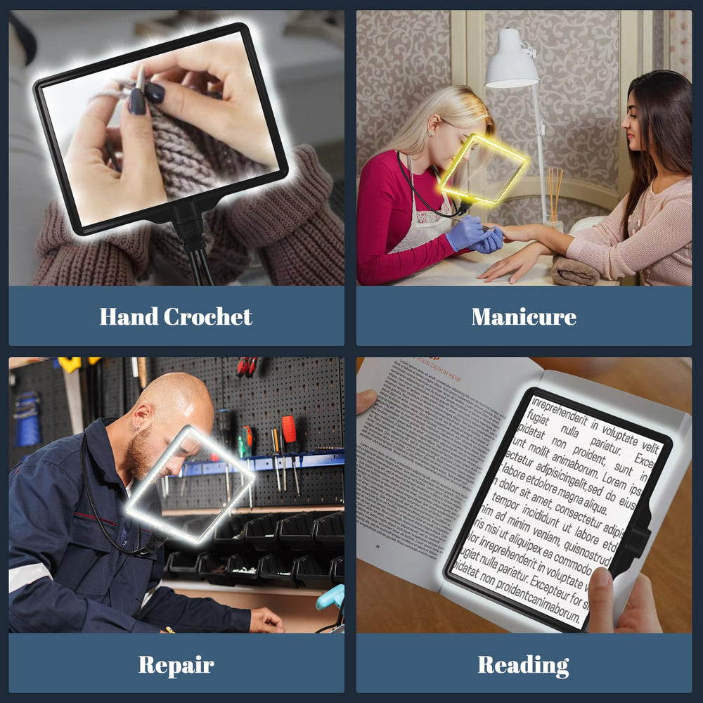 Huiboer comparación de tamaño junto a manos para referencia de escala portátil