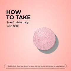 HUM B12 Turbo frasco abierto con tabletas para visualizar contenido