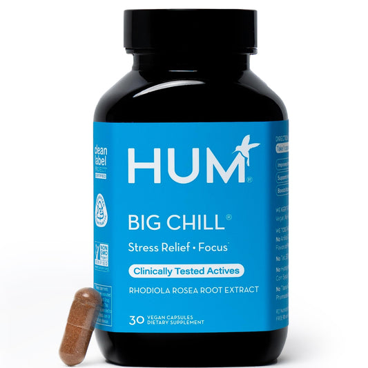 HUM Big Chill: cápsula de rhodiola para calma y enfoque diario