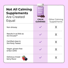 Gomitas veganas Hum Calm sin ingredientes artificiales