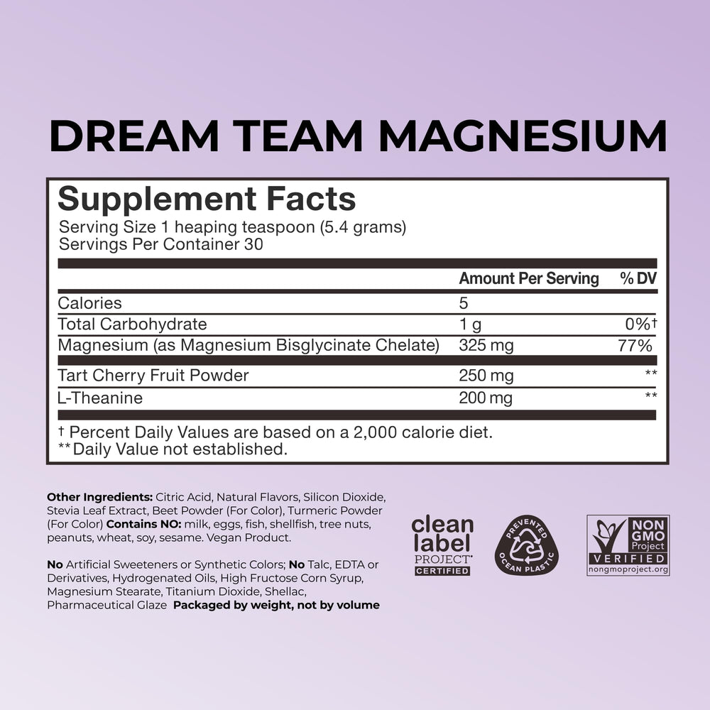 Hum Dream Team cucharada lista para mezclar en agua.