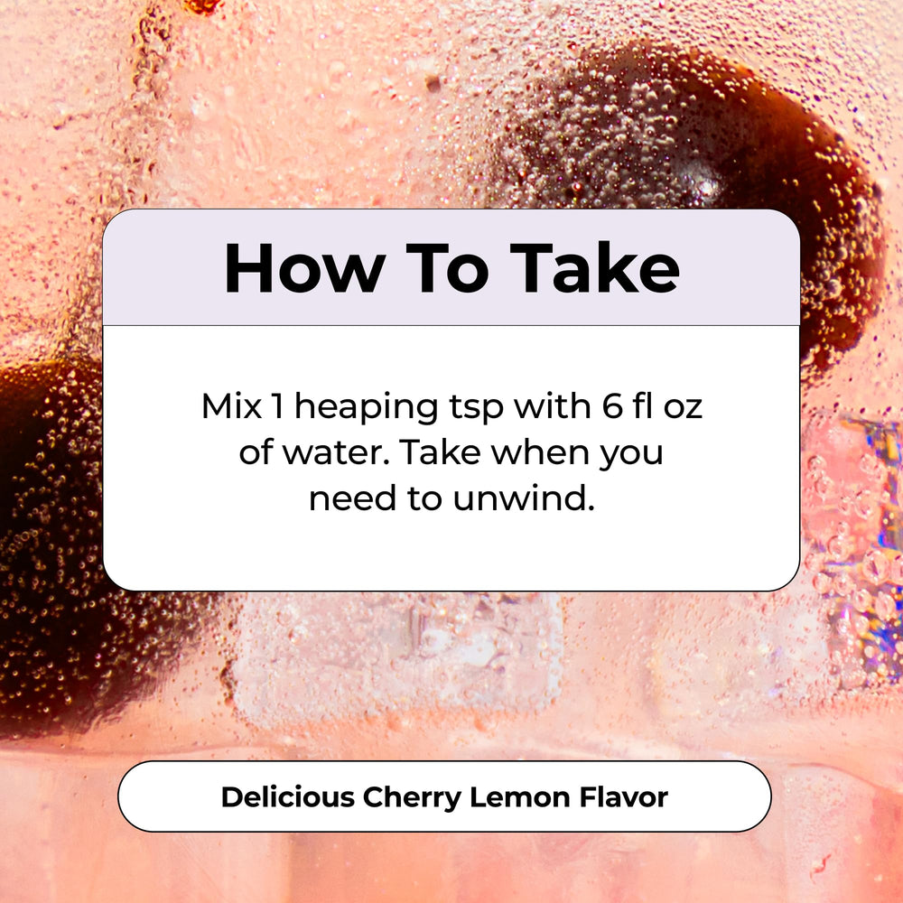 Hum Dream Team mezcla en vaso, lista para beber antes de dormir.