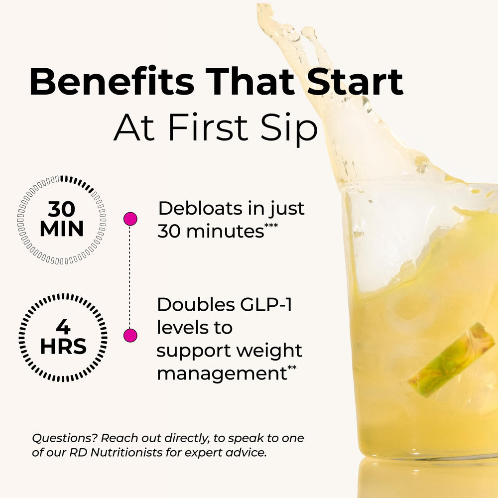 Hum Flatter Me Fiber GLP-1: lote muestra para probar el producto.